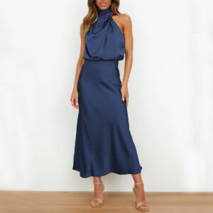 Summer Sleeveless Dress Ins Fashion Elegant Evening Party Club Clothing For Women - Image 2