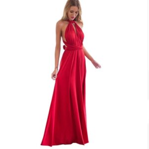 Women's Sexy Long Party Dress Club Floor-Length Summer Backless Bandage Maxi Dress Multiway Bridesmaids Boho Women Dress Vestidos - Image 3