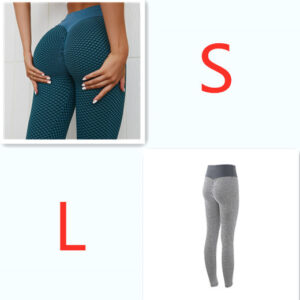 Plaid Leggings Fitness Yoga Pants Women's Seamless High Waist Breathable Gym Leggings - Image 7