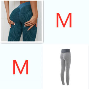 Plaid Leggings Fitness Yoga Pants Women's Seamless High Waist Breathable Gym Leggings - Image 9