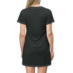 Chic Casual T-Shirt Dress, Comfortable Summer Dress, Graphic Tee Dress, Everyday Fashion, Gift for Her - Image 4