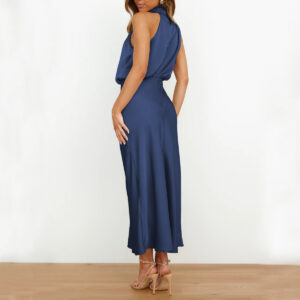 Summer Sleeveless Dress Ins Fashion Elegant Evening Party Club Clothing For Women - Image 3
