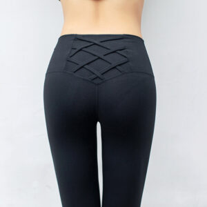 Bodybuilding Hip Raise High Waist Belly Contracting Thin Running Sports Yoga Pants - Image 2