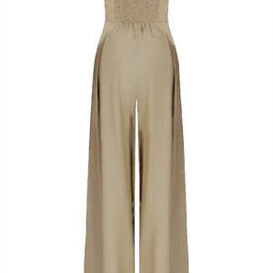 Loose Tube-top Jumpsuit Ins Fashion Backless Wide Leg Long Pants Overalls Women's Clothing - Image 8