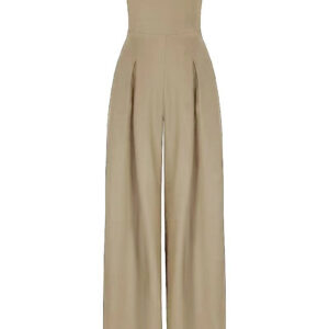 Loose Tube-top Jumpsuit Ins Fashion Backless Wide Leg Long Pants Overalls Women's Clothing - Image 7