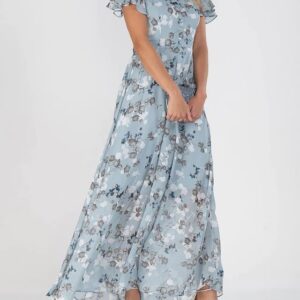 Flowers Print Short Sleeve Dress Summer Fashion Ruffle Beach Dresses Women's Clothing - Image 7