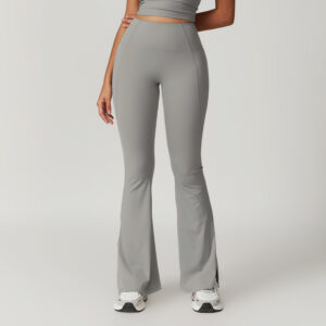 Outer Wear High Waist Wide Leg Hip Raise Yoga Pants - Image 3