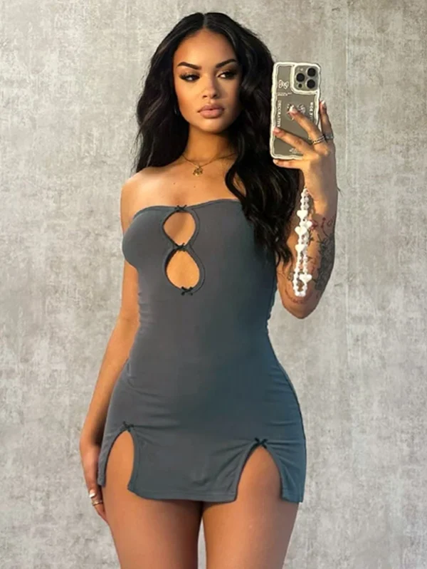 cutenova-y2k-sexy-mini-dress-women-summer-hottie-hollow-out-strapless-solid-color-pullover-dresses-streetwear-2024-women-clothes-3