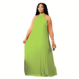 Wmstar Plus Size Women Long Dress leeveless Bandage Halter Hollow Out Splited A-line Maxi Dresses Outfits Wholesale Dropshipping - Image 12