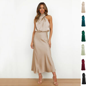 Summer Sleeveless Dress Ins Fashion Elegant Evening Party Club Clothing For Women - Image 1