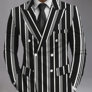 Men's Printed Suit Jacket Fashion Casual - Image 3