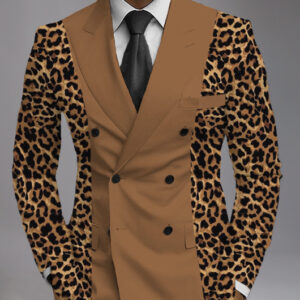 Men's Printed Suit Jacket Fashion Casual - Image 10