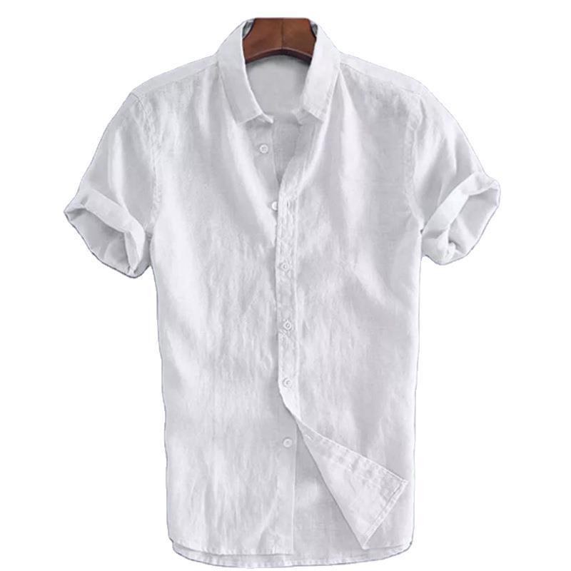 Explosive cross-border special for European and American summer short-sleeved casual foreign trade men's shirts men shirt - Image 2