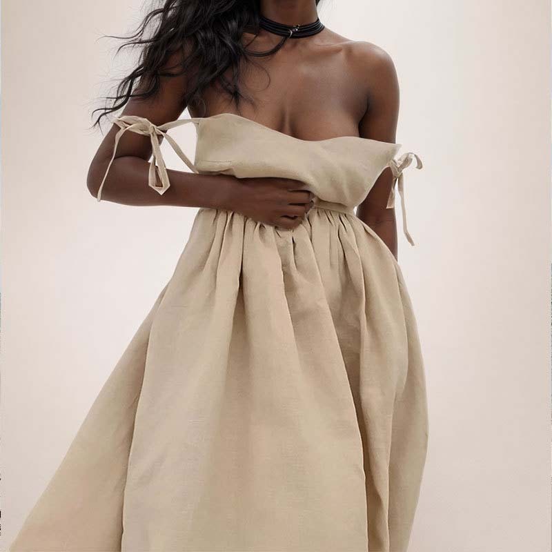 Maxi Dresses For Women Sexy Casual V Neck Spaghetti Strap Long Summer Sundress - Image 2