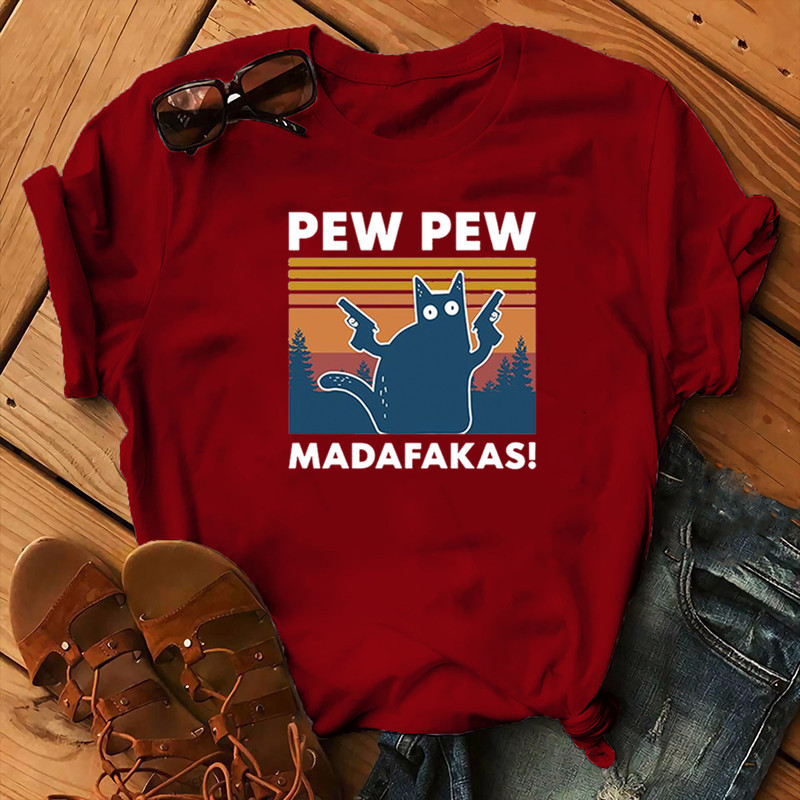 Short Sleeve Pew Maddakas T-Shirt European Size Top - Image 3