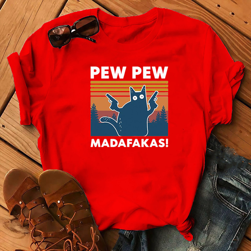 Short Sleeve Pew Maddakas T-Shirt European Size Top - Image 5