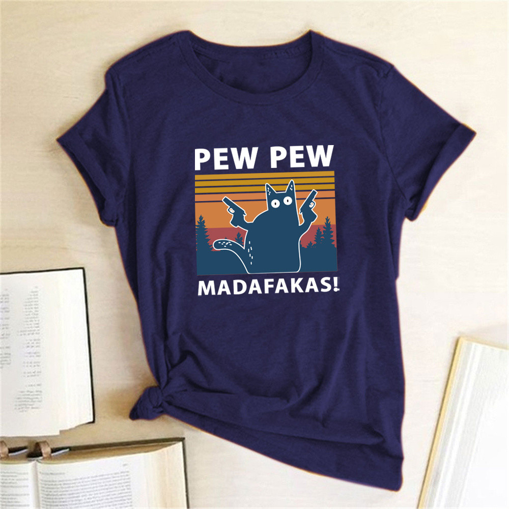Short Sleeve Pew Maddakas T-Shirt European Size Top - Image 9