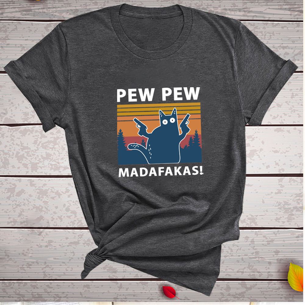 Short Sleeve Pew Maddakas T-Shirt European Size Top - Image 10