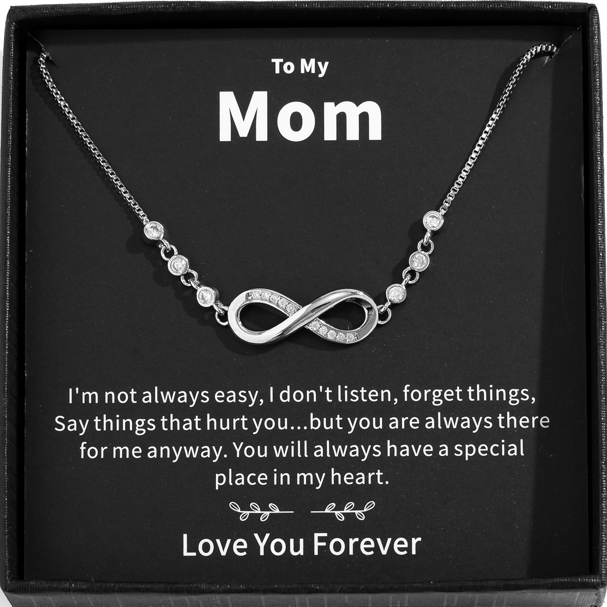 Mother's Day Necklace Gift Box Love Necklace For Women Fine Jewelry Women Accessories Fashion Jewelry - Image 3