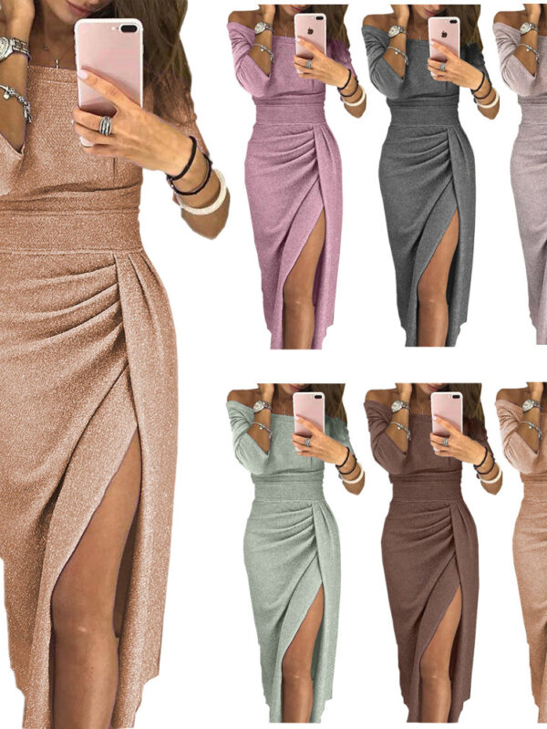 ladies-bag-hip-neck-collar-dress-bright-crystal-dress-skirt