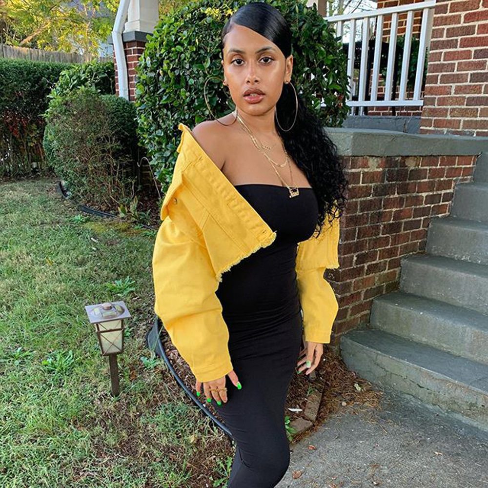 Jacket Women Streetwear Denim Jacket Women Outwear Bodycon Jeans Jackets Women Coat Casual Ladies Cropped Jackets - Image 3