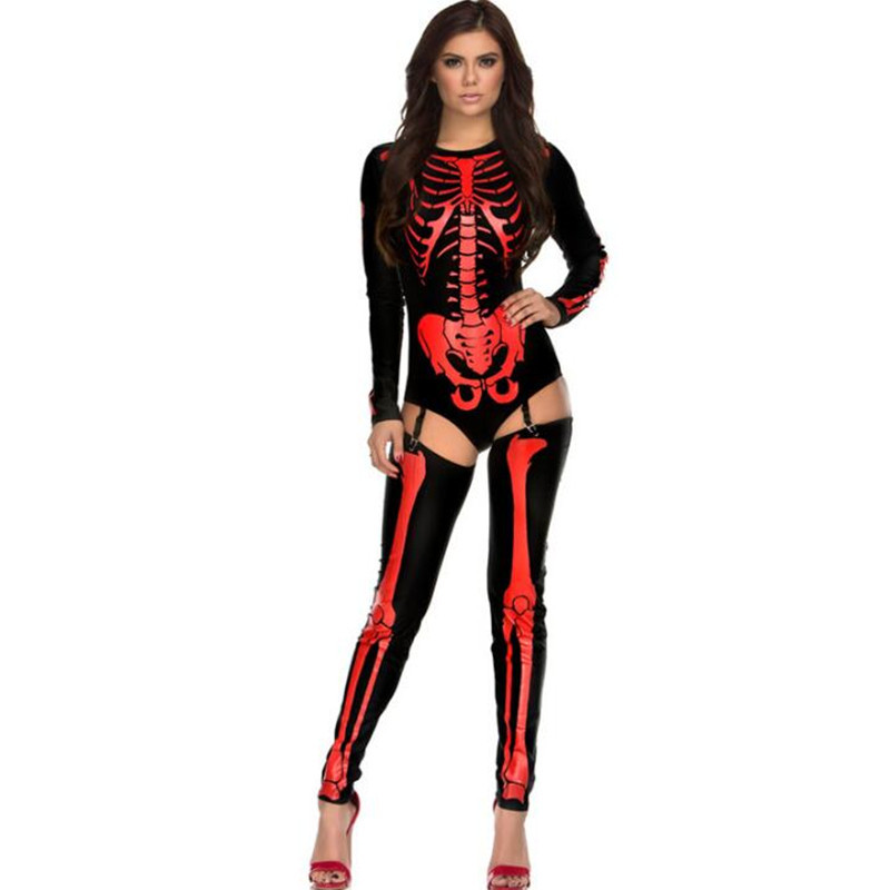 Halloween Cosplay Costume Skull Zombie Uniform - Image 4