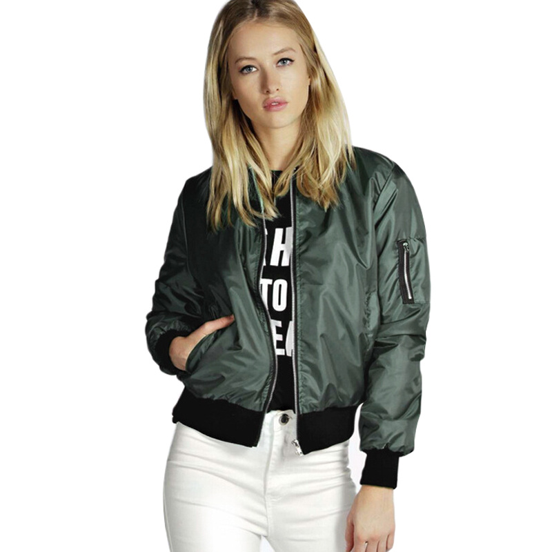 Solid color short style vertical collar leisure zipper jacket jacket jacket jacket jacket - Image 7