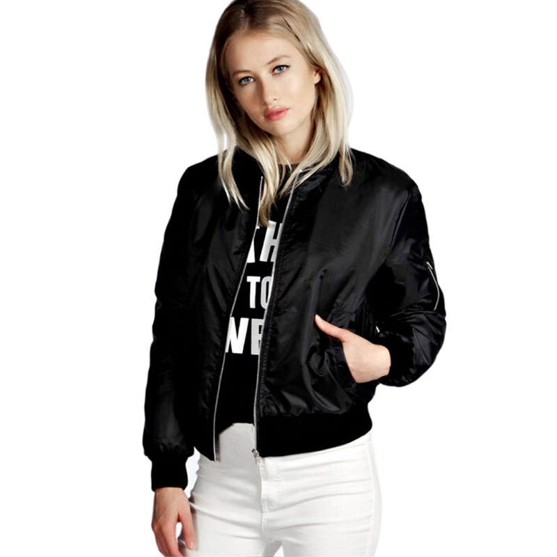 Solid color short style vertical collar leisure zipper jacket jacket jacket jacket jacket - Image 6