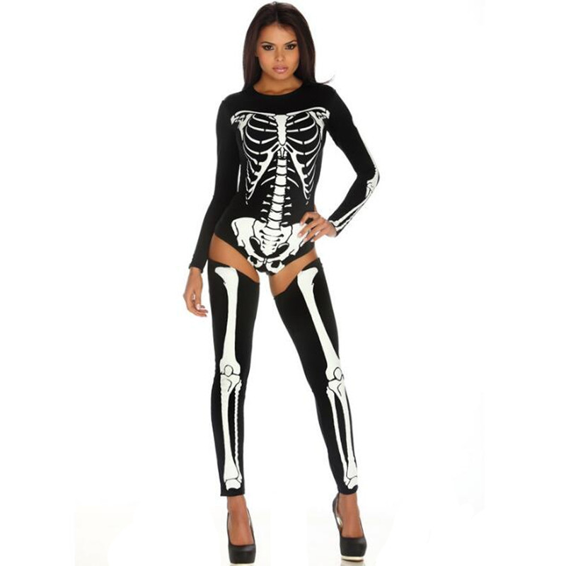 Halloween Cosplay Costume Skull Zombie Uniform - Image 5