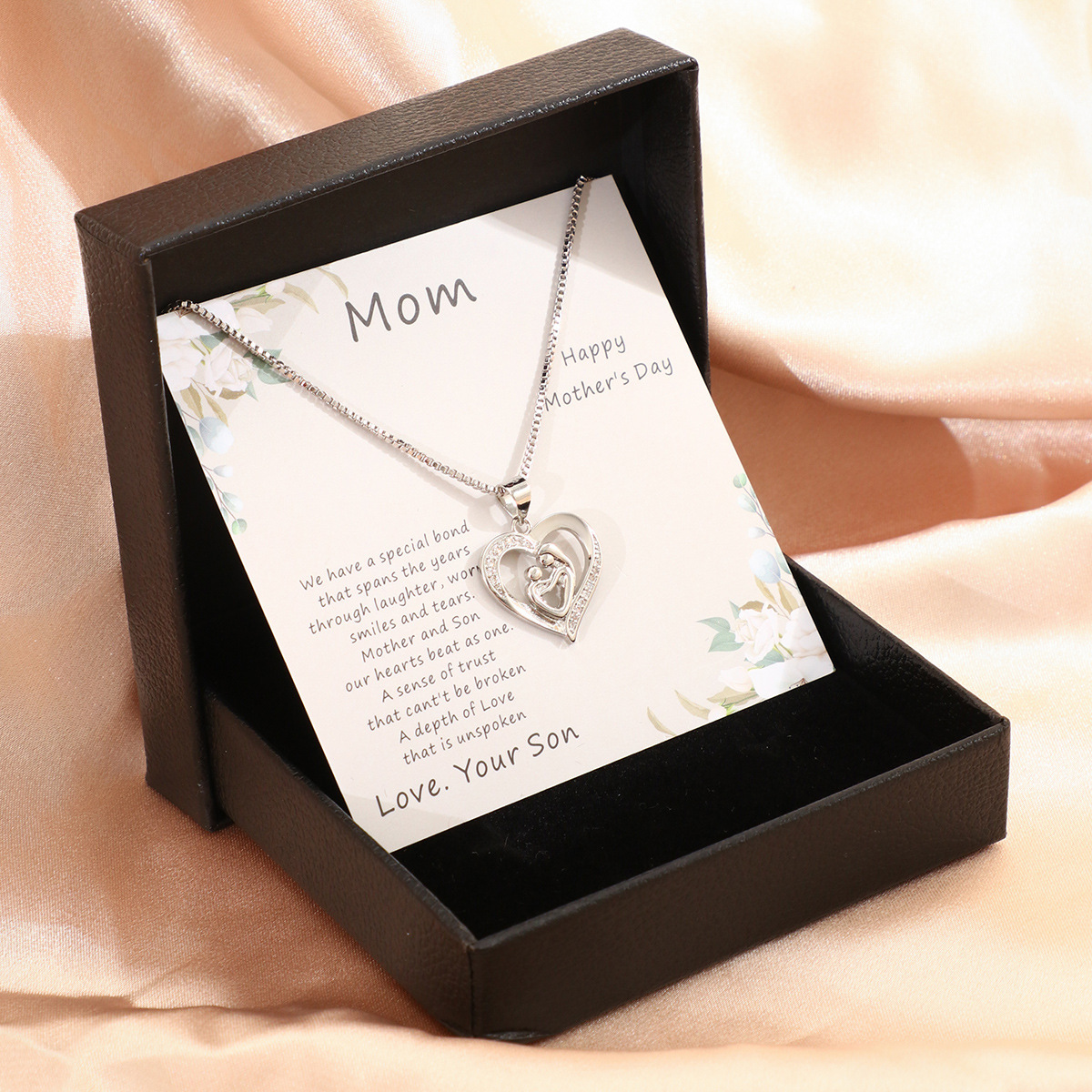 Mother's Day Necklace Gift Box Love Necklace For Women Fine Jewelry Women Accessories Fashion Jewelry - Image 6
