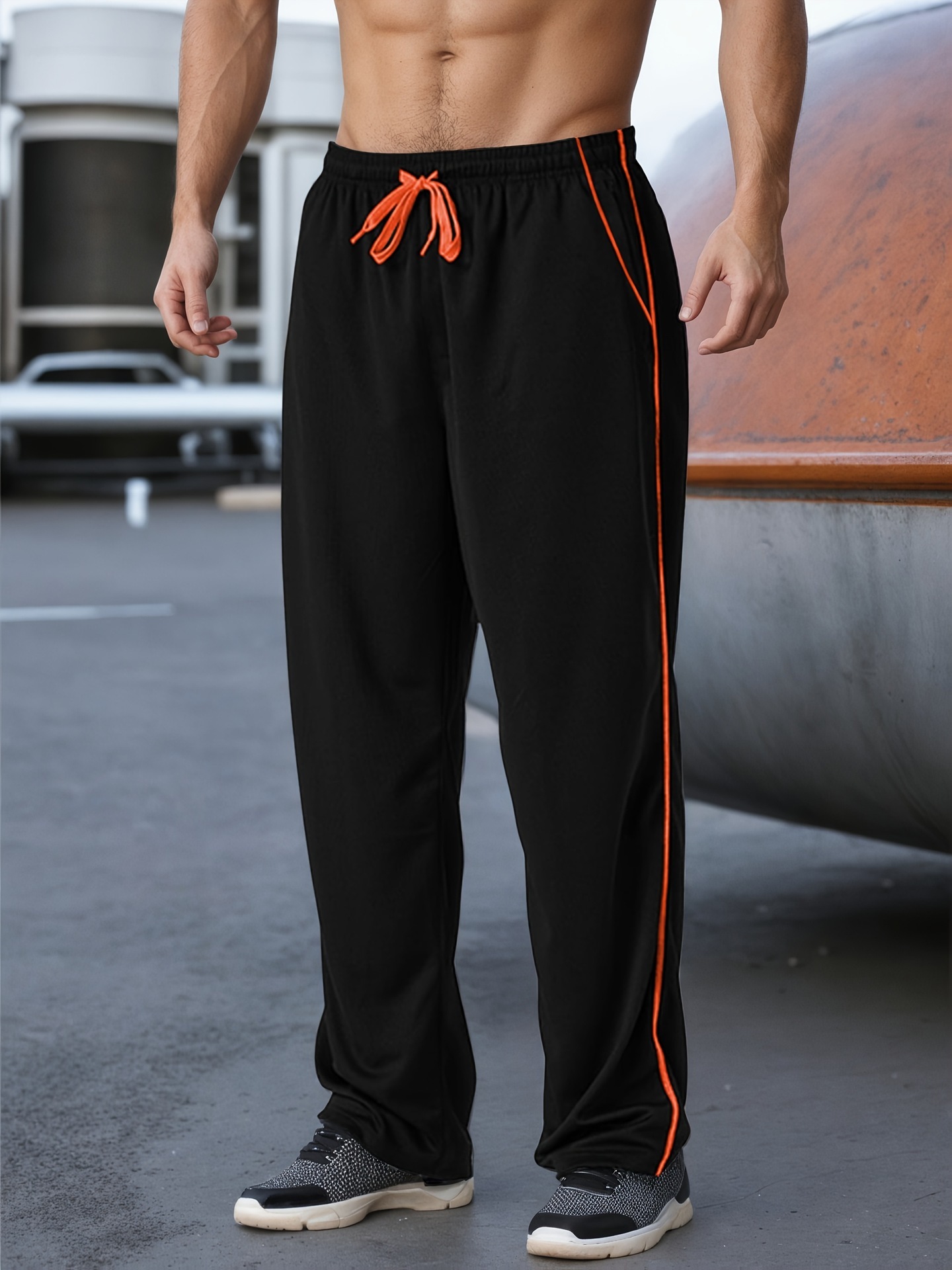 Men's Loose Sports Jogging Pants Gym Workout Casual Pants - Image 4
