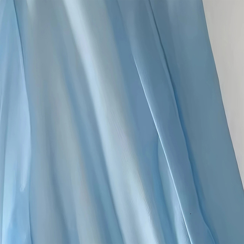 Women's Deep V-Neck Floral Print Boho Maxi Dress With Long Sleeves - A-Line Waist Ruffle Hem Dress For Spring&Summer Vacation - Image 3