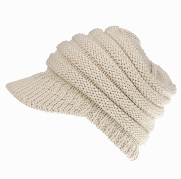 Women Ponytail Beanies Autumn Winter Hats Female Soft Knitting Caps Warm Ladies Skullies - Image 5