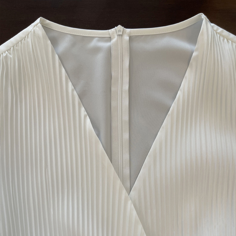 Women's Floral Print V-Neck Long Sleeve Maxi Dress A-Line Flowy Ruffled For Spring&Summer Vacation & Evening Party - Image 8