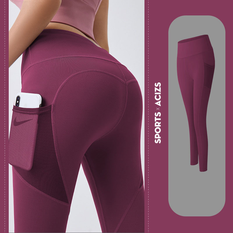 Yoga Pants Women With Pocket Leggings Sport Girl Gym Leggings Women Tummy Control Jogging Tights Female Fitness Pants - Image 9