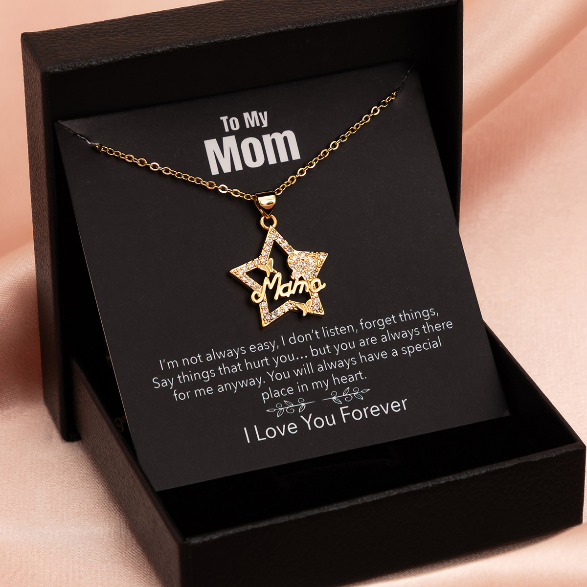 Mother's Day Necklace Gift Box Love Necklace For Women Fine Jewelry Women Accessories Fashion Jewelry - Image 7