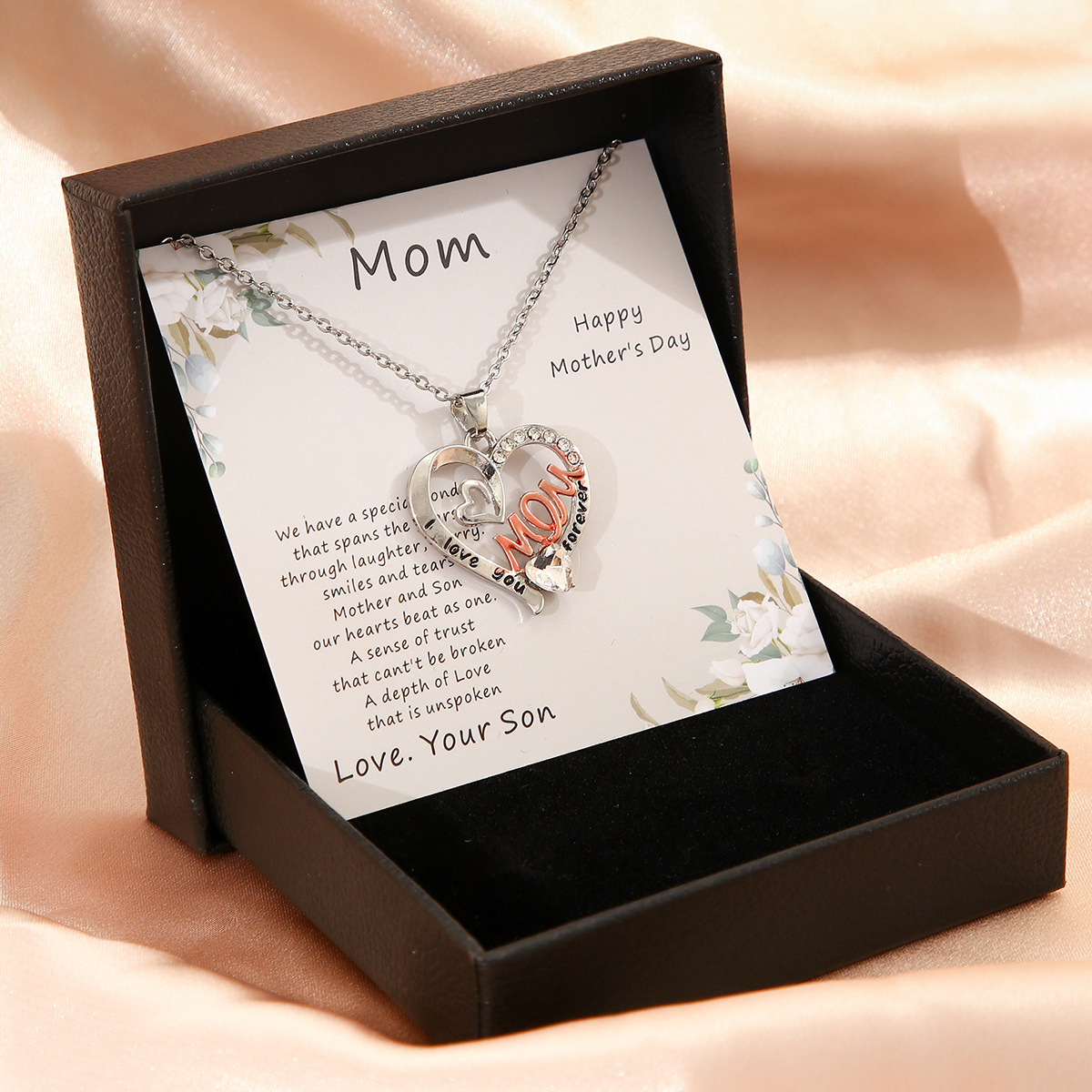 Mother's Day Necklace Gift Box Love Necklace For Women Fine Jewelry Women Accessories Fashion Jewelry - Image 5
