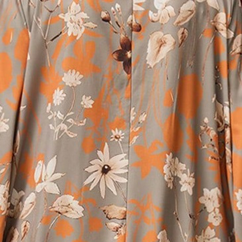 Women's Elegant Plus Size Floral Print Maxi Dress - Middle Eastern Bohemian Style Embroidery Long Dress - Image 8