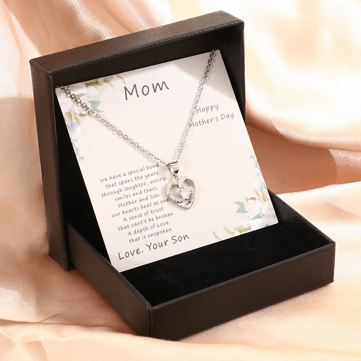 Mother's Day Necklace Gift Box Love Necklace For Women Fine Jewelry Women Accessories Fashion Jewelry - Image 8