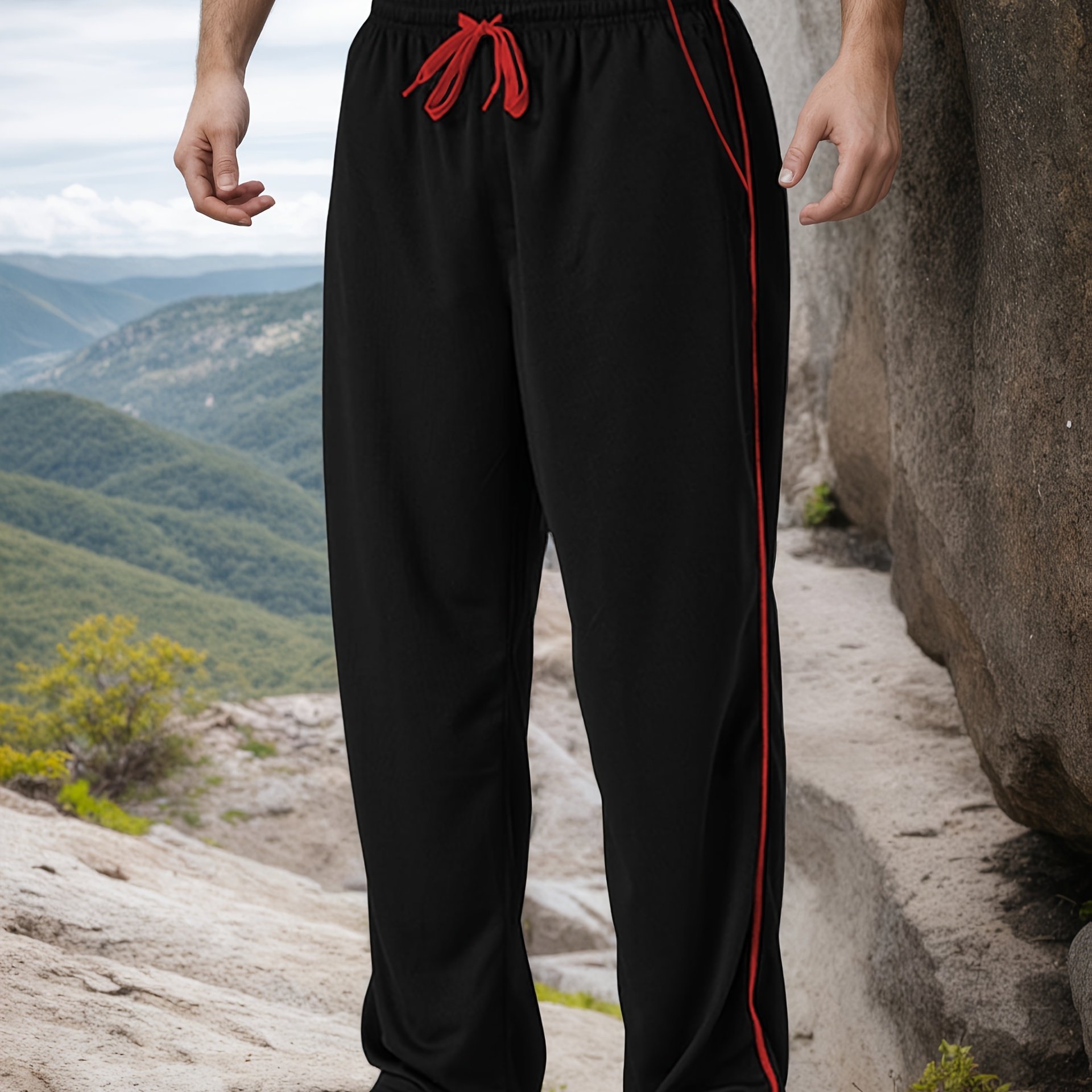 Men's Loose Sports Jogging Pants Gym Workout Casual Pants - Image 7